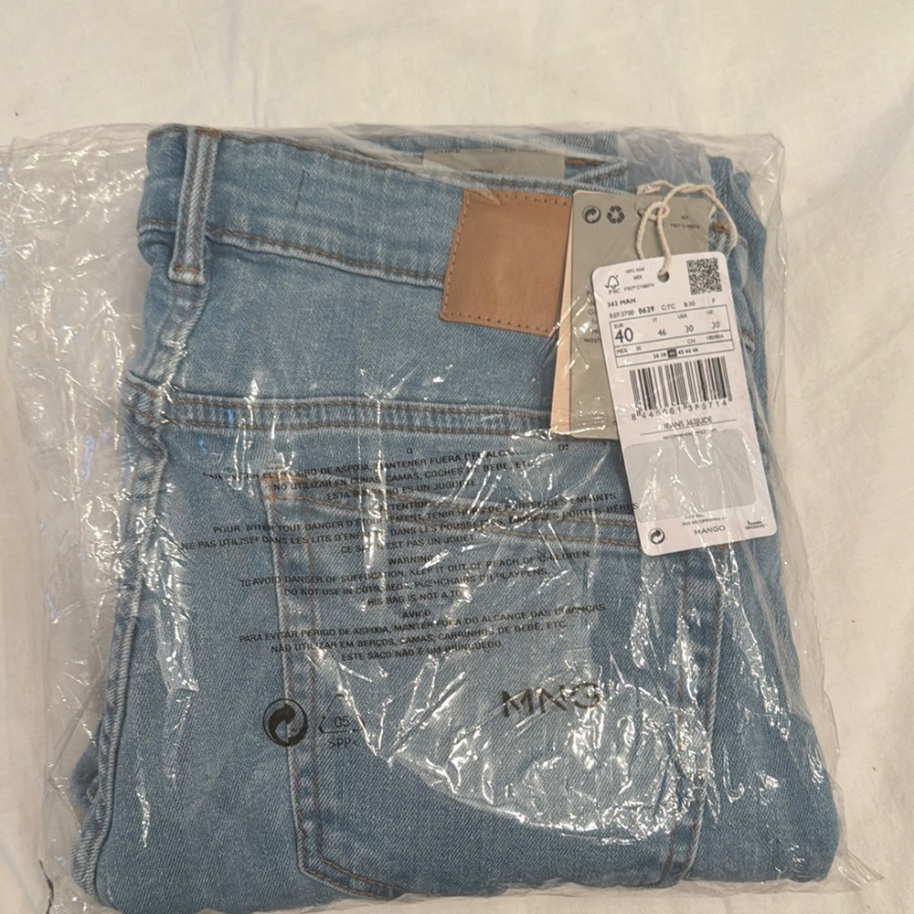 MNG Light Blue Denim Jeans